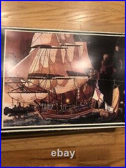 Vintage Sergal The English Peregrine Galley 1700 Model Ship