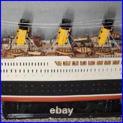 Vintage Titanic Ship Model 32 Lighted With Chord Titanic Replica Model RARE
