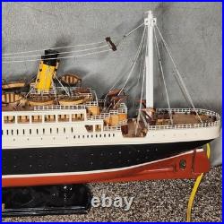 Vintage Titanic Ship Model 32 Lighted With Chord Titanic Replica Model RARE
