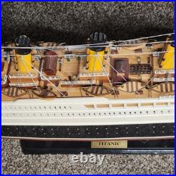 Vintage Titanic Ship Model 32 Lighted With Chord Titanic Replica Model RARE