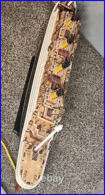Vintage Titanic Ship Model 32 Lighted With Chord Titanic Replica Model RARE