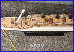 Vintage Titanic Ship Model 32 Lighted With Chord Titanic Replica Model RARE