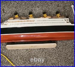 Vintage Titanic Ship Model 32 Lighted With Chord Titanic Replica Model RARE