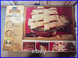 Vintage USS Constitution Ship Model Kit Revell Never Assembled H-391 in Box