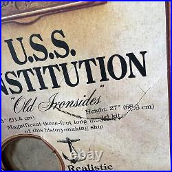 Vintage USS Constitution Ship Model Kit Revell Never Assembled H-391 in Box