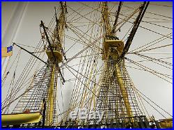 Vintage Uss Constitution Model Ship Museum Quality Build Stunning