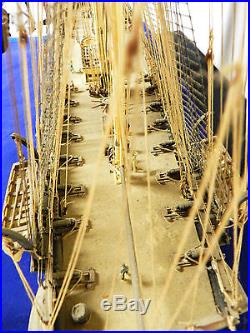 Vintage Uss Constitution Model Ship Museum Quality Build Stunning