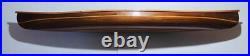 Vintage Wooden Model Canoe 47 Row Boat With 2 Paddles