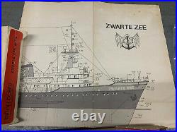 Vintage Wooden Ship Billings Boats Zwarte Zee No. 486