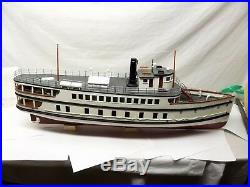 Virginia V Steamship 30 Handcrafted Wooden Ship Model Large Seattle WA