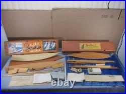 Vtg 1940's Boucher Brand Wooden Scale Model Ship Boat Kit Atlantic & Star Racer Vtg 1940's Boucher Brand Wooden Scale Model Ship Boat Kit Atlantic & Star Racer