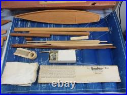 Vtg 1940's Boucher Brand Wooden Scale Model Ship Boat Kit Atlantic & Star Racer Vtg 1940's Boucher Brand Wooden Scale Model Ship Boat Kit Atlantic & Star Racer