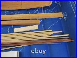 Vtg 1940's Boucher Brand Wooden Scale Model Ship Boat Kit Atlantic & Star Racer Vtg 1940's Boucher Brand Wooden Scale Model Ship Boat Kit Atlantic & Star Racer