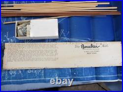 Vtg 1940's Boucher Brand Wooden Scale Model Ship Boat Kit Atlantic & Star Racer Vtg 1940's Boucher Brand Wooden Scale Model Ship Boat Kit Atlantic & Star Racer