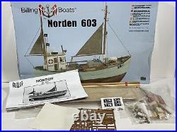 Vtg. Billing Boats Serie 600 Norden No. 603 130 Scale Wooden Model Kit New