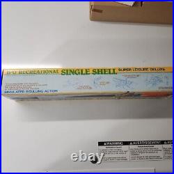 Vtg Model B/o Recreational Toy Battery Operated Sculling Single Shell Rare Oars