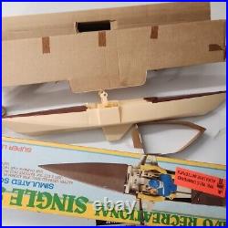 Vtg Model B/o Recreational Toy Battery Operated Sculling Single Shell Rare Oars