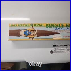 Vtg Model B/o Recreational Toy Battery Operated Sculling Single Shell Rare Oars