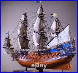 WASA 40 wood model ship large scaled VASA Sweden sailing boat