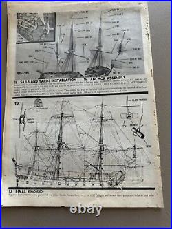 Wappen Von Hamburg Model Ship Vintage 1965 Lindberg