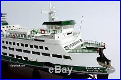 Washington State Ferry MV Tacoma 35 Jumbo Mark II Class Wooden Ship Model