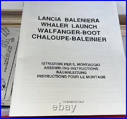 Whaling Boat Model Kit By Panart Lancia Baleniera 116 Wooden Italy NEW IN BOX