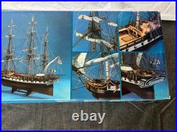 Wood Model Ship Aeropiccola Scatola Di Montaggio American Frigate Essex 1799