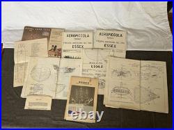 Wood Model Ship Aeropiccola Scatola Di Montaggio American Frigate Essex 1799