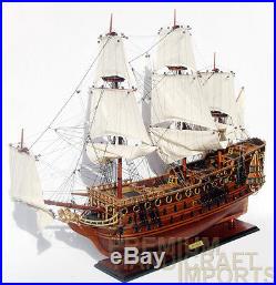 Wooden HMS Prince Tall Ship Model 36 Fully Assembled