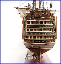 Wooden HMS Victory Model Ship Mid Size EE T033