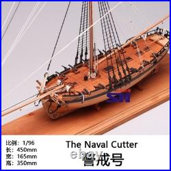 Wooden Model Ship Kit 1/96 Scale The Naval Cutter 1777 Sailboat Handicraft Gift
