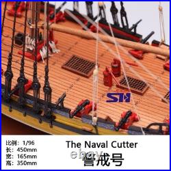 Wooden Model Ship Kit 1/96 Scale The Naval Cutter 1777 Sailboat Handicraft Gift