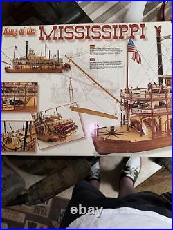 Wooden Model Ship Kit Paddle Steamer King Of The Mississippi Model 20515