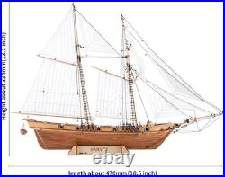 Wooden Ship Model Building Kits for Adults 1/96 Scale Harvey 1847