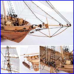 Wooden Ship Model Building Kits for Adults 1/96 Scale Harvey 1847