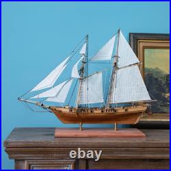 Wooden Ship Model Building Kits for Adults 1/96 Scale Harvey 1847