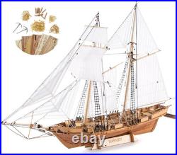 Wooden Ship Model Building Kits for Adults 1/96 Scale Harvey 1847