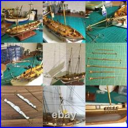 Wooden Ship Model Building Kits for Adults 1/96 Scale Harvey 1847 Model Shi Wooden Ship Model Building Kits for Adults 1/96 Scale Harvey 1847 Model Shi