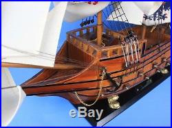 Wooden Spanish Galleon Tall Model Ship Limited 34