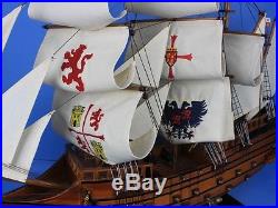 Wooden Spanish Galleon Tall Model Ship Limited 34