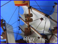 Wooden Spanish Galleon Tall Model Ship Limited 34