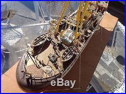 Wooden model ELBE 1 Ship Boat