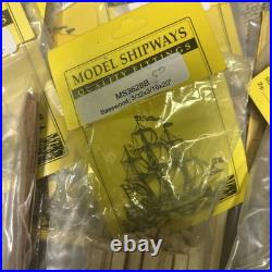 Wooden model boat ship kits, Miscellaneous Wood Strips LOT. Model Shipway Wood