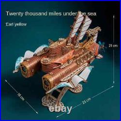 Wooden ship model kits. Wooden building blocks. Christmas gift. Kids toys