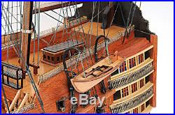 XL HMS Victory Lord Nelson's Flagship 58 Tall Ship Model Wooden Fully Assembled
