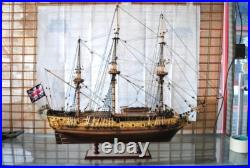 Yuan qing HMS Royal Caroline 1749 Scale 1/50 33'' Wooden Ship Model Kits scale