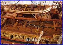 Yuan qing HMS Royal Caroline 1749 Scale 1/50 33'' Wooden Ship Model Kits scale