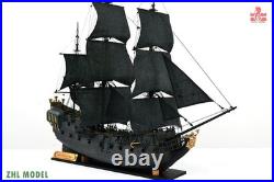 ZHL 1/65 The Black Pearl Golden Version 2021 Wood Model Ship Kit 31 Inch gift