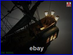 ZHL 1/65 The Black Pearl Golden Version 2021 Wood Model Ship Kit 31 Inch gift