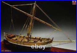 ZHL LEUDO Scale 1/48 430mm 17 Wood Ship Model Kit Sailboat model kit